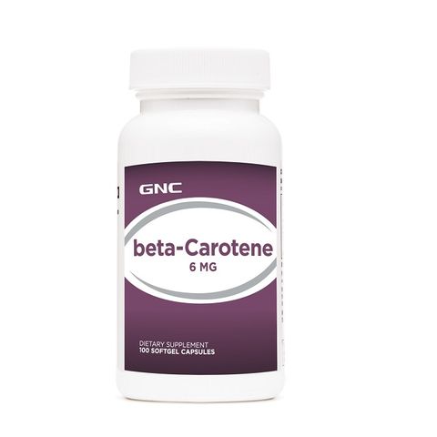 GNC Beta-Carotene Бета каротин за зрението и очите 6 мг х100 капсули