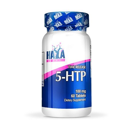 Haya Labs 5-НТР Time Release за качествен сън 100 мг х60 капсли