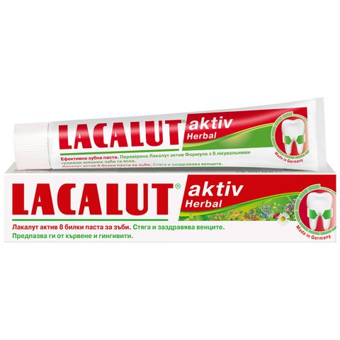 Lacalut Aktiv хербал паста за зъби х75 мл