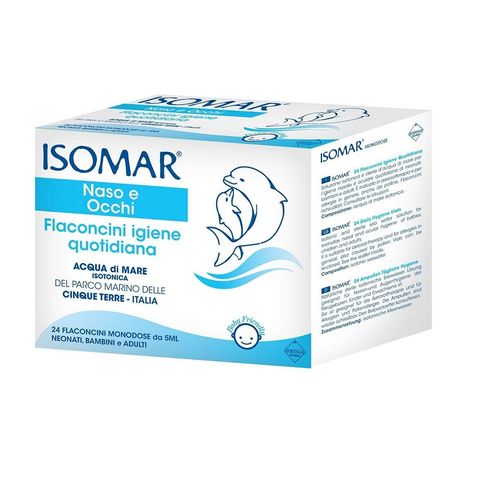 Isomar Назо Ампули при запушен нос за деца и възрастни 5 мл х24 бр