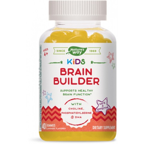 Nature's Way Kids Brain Builder x40 желирани таблетки
