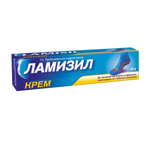 GSK Ламизил Крем за лечение на кожни инфекции, причинени от гъбички (микози) 1% х30 грама