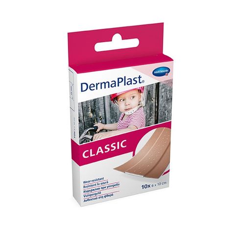 Hartmann DermaPlast Classic Класически пластири 6х10 см х10 броя