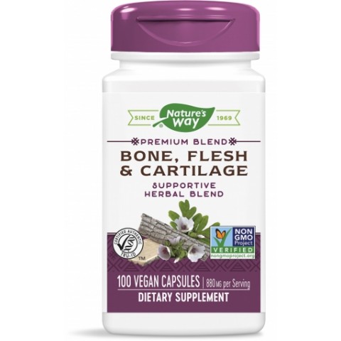 Nature's Way Bone, Flesh & Cartilage (Кости & Тъкани & Хрущяли) 480 Mg х100 капсули