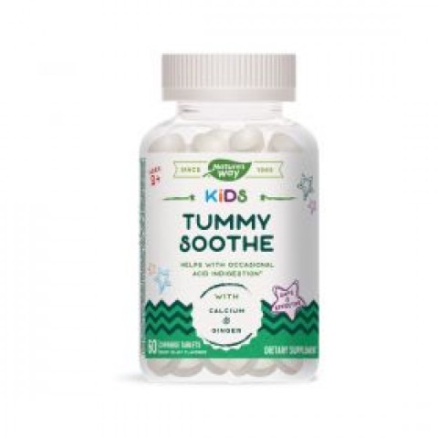 Nature's Way Kids Tummy Soothe за нормално храносмилане и гадене при пътуване x60 желирани таблетки
