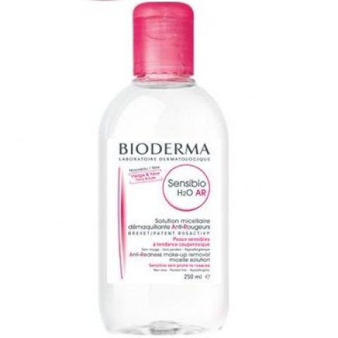 Bioderma Sensibio H2O AR мицеларна вода за кожа със зачервявания x250 мл