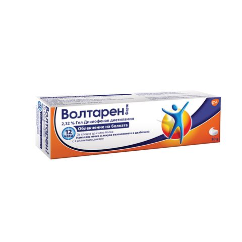 Волтарен Форте гел 2,32% за лечение на болка, възпаление и оток при ставите и мускулите х50гр
