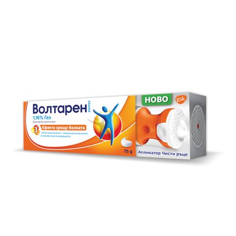 GSK Волтарен Емулгел с апликатор 1.16% х75 грама