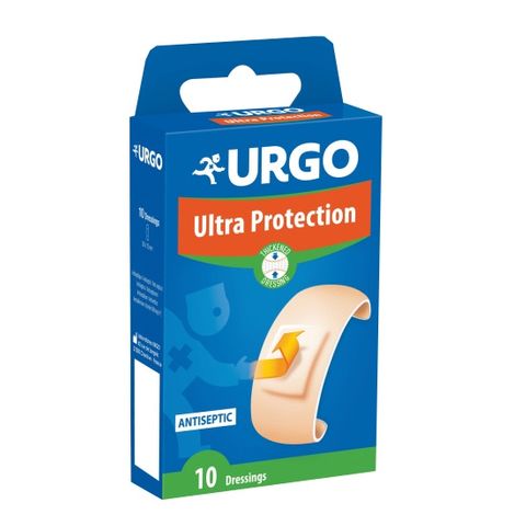 Urgo Ultra Protection Ултра предпазващи лепенки за рани x10 броя