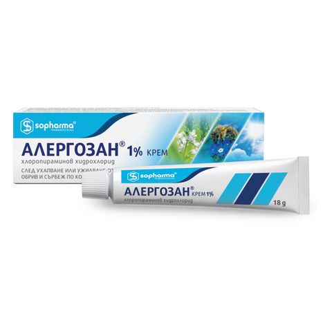 Sopharma Алергозан 1% Крем х18 грама