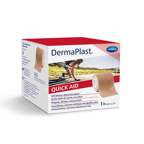 Hartmann DermaPlast Quick Aid Самозалепваща превръзка за малки рани 6см/2м х1 ролка