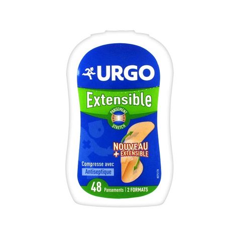 Urgo Мултиразтегаеми пластири с антисептик в 2 размера х48 броя