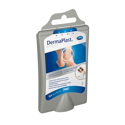 Hartmann DermaPlast Heel Пластир при мехури и пришки за пета 76x45 мм х6 броя