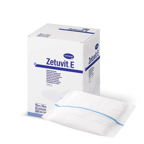 Hartmann Zetuvit Хипоалергична четирислойна превръзка 10x10 см x25 броя