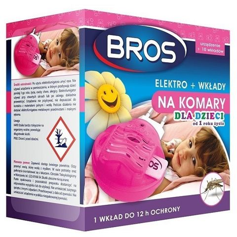 Bros Sensitive Елекрически изпарител + 10 таблетки против комари