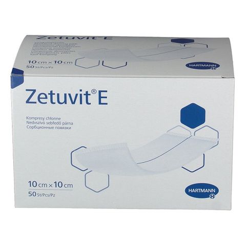 Hartmann Zetuvit Е / Зетувит Е Хипоалергична четирислойна превръзка 10х10 см х50 броя