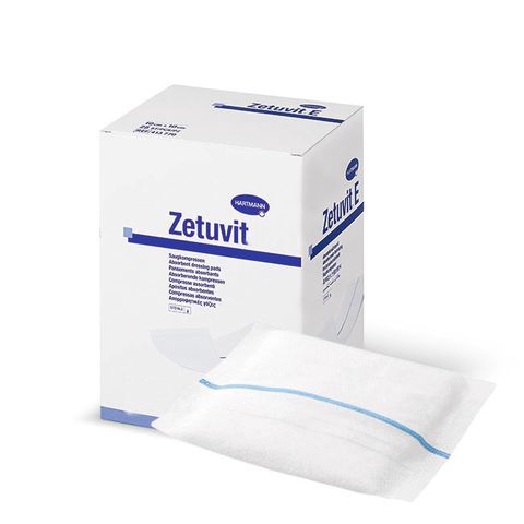 Hartmann Zetuvit Хипоалергична четирислойна превръзка 10x20 см x25 броя
