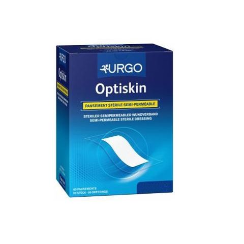 Urgo Optiskin Стерилни полупропускливи адхезивни пластири 10см / 7см х10 броя