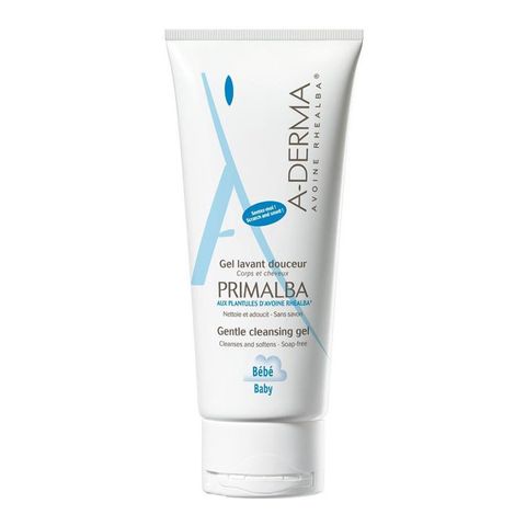 A-Derma Primalba Почистващ гел за коса и тяло за бебета х200 мл