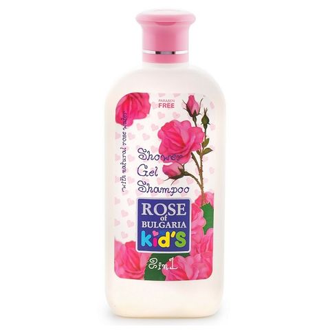 Bio Fresh Rose Душ-гел - Шампоан за деца 2в1 x200 мл