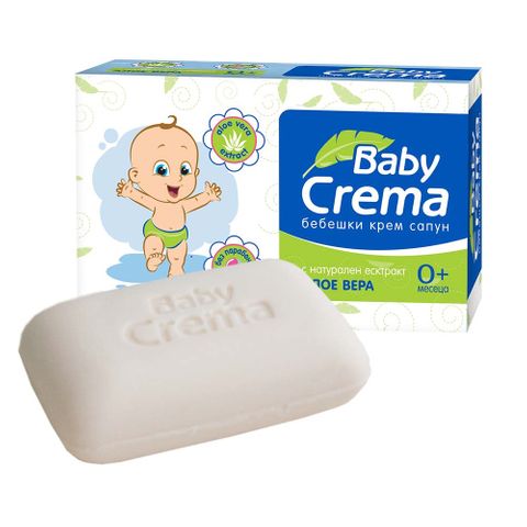 Baby Crema Бебешки крем-сапун с екстракт от алое вера х75 грама