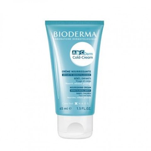 Bioderma ABCDerm Интензивно подхранващ колд крем за лице и тяло за бебета и деца х45 мл