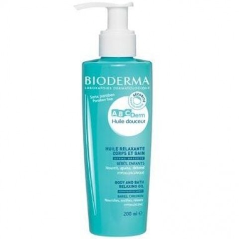 Bioderma ABCDerm Нежно масажно олио за бебета и деца x200 мл
