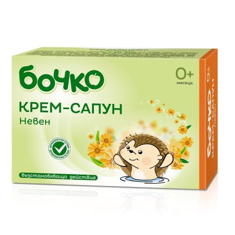 Бочко Бебешки крем-сапун с невен х75 грама