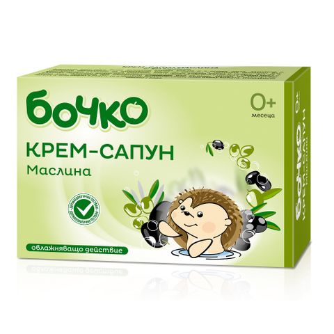 Бочко Бебешки крем-сапун с маслина х75 грама