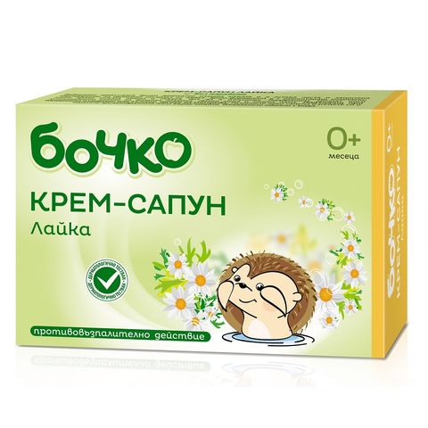 Бочко Бебешки крем-сапун с лайка х75 грама