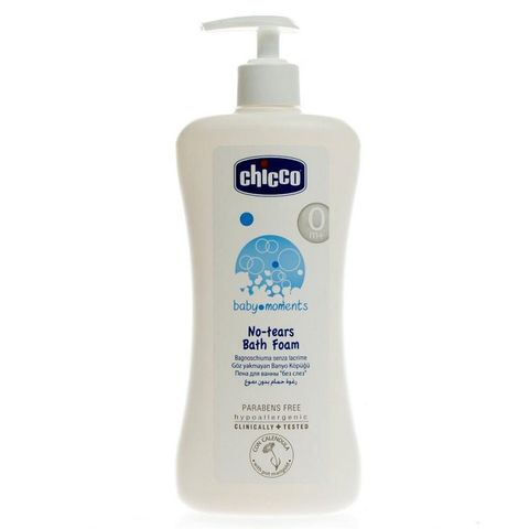 Chicco baby moments 0+ Бебешка пяна за вана без сълзи х500 мл