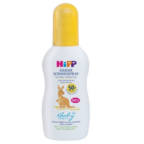 Hipp Слънцезащитен спрей за бебета за чувствителна кожа SPF 50+ x150 мл
