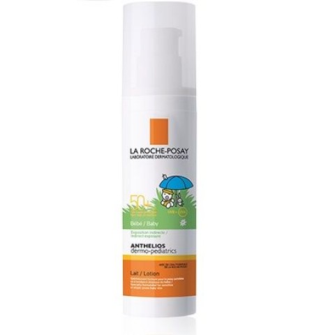 La Roche-Posay Anthelios Слънцезащитно мляко за лице и тяло за бебета SPF50+ x50 мл