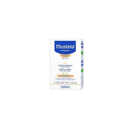 Mustela Нежен сапун с колд крем за бебета и деца за суха кожа x100 грама