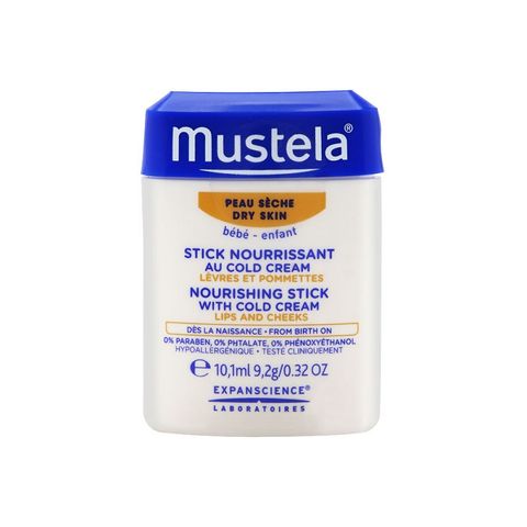 Mustela Хидра стик с колд крем за бебета и деца за суха кожа х9,2 грама