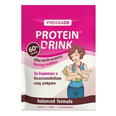 Pregnaco Протеинова напитка при кърмене и възстановяване след раждане Шоколад и банан х300 грама