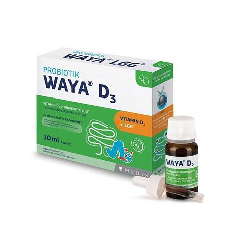 Waya D3 Пробиотични капки за новородени, кърмачета и деца х10 мл