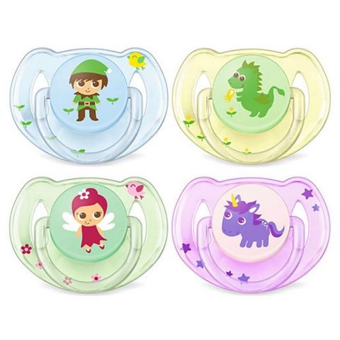 Avent Classic Ортодонтична залъгалка силикон за деца от 6 до 18 месеца x2 броя