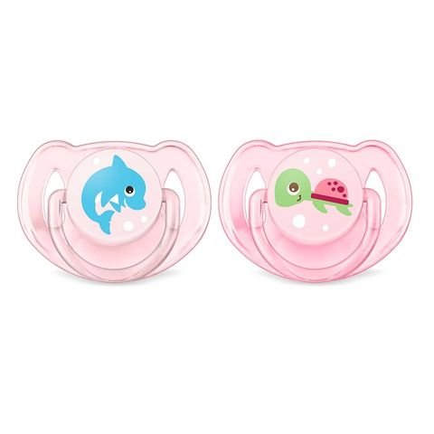 Avent Classic Залъгалка силикон за деца от 6 до 18 месеца x2 броя