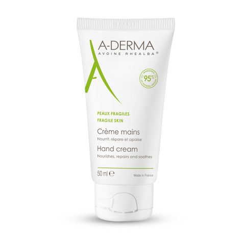 A-Derma Възстановяващ интензивен крем за ръце с мляко от овес Rhealba х50 мл
