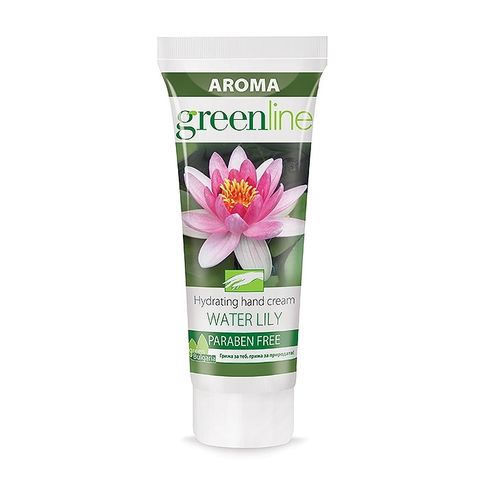 Aroma Greenline Хидратиращ крем за ръце с екстракт от водна лилия х75 мл
