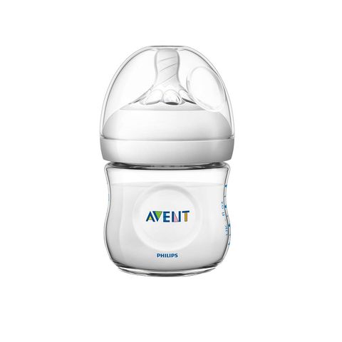 Avent Natural Бутилка за хранене с биберон Natural за новородено x125 мл