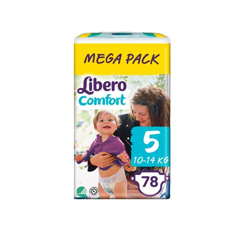 Libero Comfort 5 Maxi+ Пелени за бебета и деца от 10 до 14 килограма х78 броя