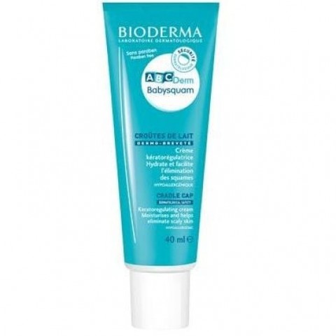 Bioderma ABCDerm Babysquam Кераторегулираща и хидратираща грижа x40 мл