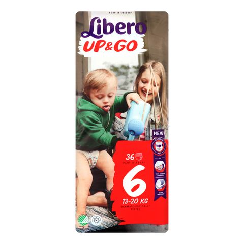 Libero Up&Go 6 XL Гащички за бебета и деца от 13 до 20 килограма x36 броя